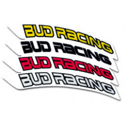 Autocollant GB avant BUD Noir (paire)