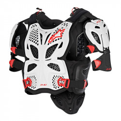 Pare Pierre Alpinestars A10 FULL Chest Protector Blanc XS/S