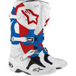 Bottes Alpinestars Tech 10 Bleu/Rouge