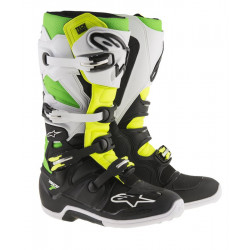 Bottes Alpinestar Tech 7 Bk/ Blanc/ Green/Yellow Fluo VEGAS 7 (40.5)