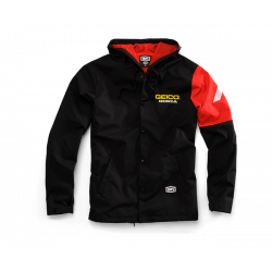 Jacket Hooded 100% Geico/Honda Flux Noir XXL