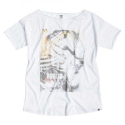 T-shirt DC girl Raw Tiga Blanc XS-EDJZT3018-WBN0
