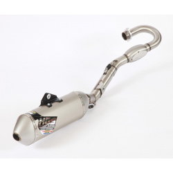 Echappement cplt 350EXC-F14/16 + 350HVAFE14/16 inox/alu Bud-hgs ENDURO