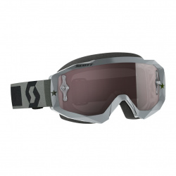Masque Scott Hustle MX Yellow Grey / Silver Chrome Works