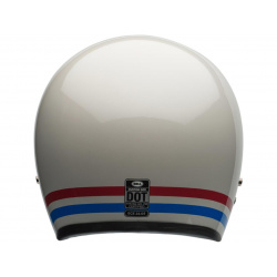 Casque BELL Custom 500 Stripes Pearl blanc taille M