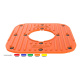 Caoutchouc de remplacement trepied POLISPORT rouge