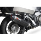 Silencieux SCORPION Serket Parallel carbone/casquette noir ABS Honda 1200 Crosstourer