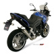 Silencieux MIVV X-Cone inox brossé Triumph Tiger 1050