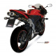 Silencieux double MIVV X-Cone Plus inox satiné Honda CBR600RR