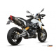 Silencieux double MIVV Suono inox/casquette carbone Aprilia Dorsoduro 1200