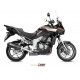 Silencieux MIVV Oval Carbon Cap carbone Kawasaki Versys 1000 