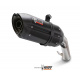 Silencieux double MIVV Suono inox brossé noir/casquette carbone KTM 990 Super Duke