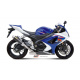 Silencieux double MIVV GP carbone SUZUKI GSX-R1000