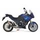 Silencieux MIVV Suono inox/casquette carbone Triumph Tiger 1050