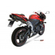 Silencieux MIVV Suono inox/casquette carbone Honda CBR600RR