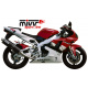 Silencieux MIVV Oval Classic carbone Yamaha YZF-R1