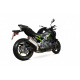 Silencieux SCORPION Serket inox/casquette ABS noir Kawasaki Z900