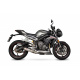 Silencieux SCORPION RP1-GP titane/casquette titane Triumph Street Triple 765