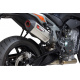 Silencieux SCOPRION Serket Parallel titane/casquette ABS noir KTM Duke 790 