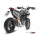 Silencieux MIVV Suono inox noir/casquette carbone Ducati Hypermotard/Evo 1100