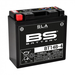 Batterie BS BATTERY BT14B-4 SLA sans entretien activée usine
