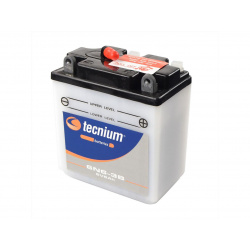 Batterie TECNIUM 6N6-3B conventionnelle livrée avec pack acide