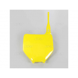Plaque numéro frontale UFO jaune Suzuki RM-Z250