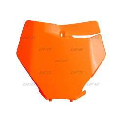 Plaque numéro frontale UFO orange fluo KTM SX/SX-F