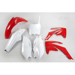 Kit plastique UFO couleur origine rouge/blanc Honda CRF250R/450R