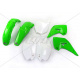 Kit plastique UFO couleur origine vert/blanc Kawasaki KX125/250