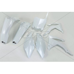Kit plastique UFO blanc Honda CRF250R/CRF450R