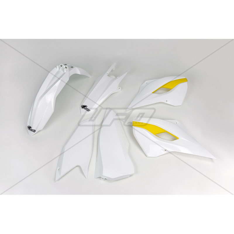 Kit plastique UFO couleur origine (2015) blanc/jaune Husqvarna