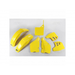 Kit plastique UFO couleur origine jaune Suzuki RM250