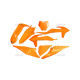 Kit plastiques UFO orange fluo KTM SX/SX-F