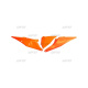 Plaques latérales UFO orange KTM SX/SX-F
