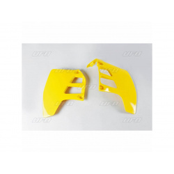 Ouïes de radiateur UFO jaune Suzuki RM125