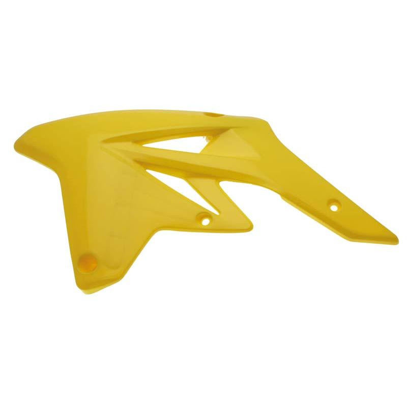 Ouïes de radiateur UFO jaune Suzuki RM-Z250