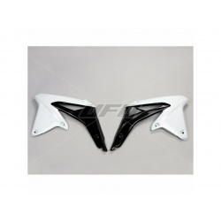 Ouïes de radiateur UFO blanc/noir Suzuki RM-Z450