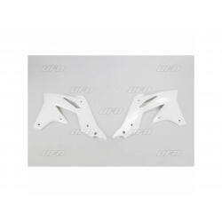 Ouïes de radiateur UFO blanc Kawasaki KX250F