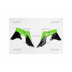 Ouïes de radiateur UFO couleur origine 2013 vert/noir Kawasaki KX250F