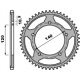 Couronne acier PBR 41 dents chaîne 525 Kawasaki KLV1000 