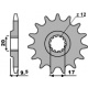 Pignon 12 dents PBR chaîne 420 KTM SX60-65