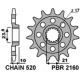 Pignon PBR 13 dents acier standard pas 520 type 2160 Suzuki RMZ450