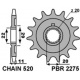 Pignon PBR 13 dents acier standard pas 520 type 2275 Sherco SE 2.5I-F