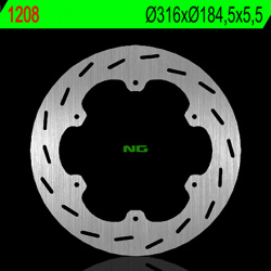 Disque de frein NG 1208 rond fixe