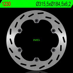 Disque de frein NG 1230 rond fixe