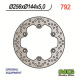 Disque de frein NG 792 rond fixe