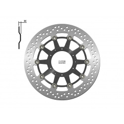 Disque de frein NG 1446G rond semi-flottant