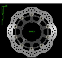 Disque de frein avant Ø296 NG pétales flottant Honda X ADV