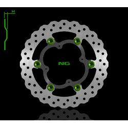 Disque de frein avant NG 1324X pétale flottant KTM